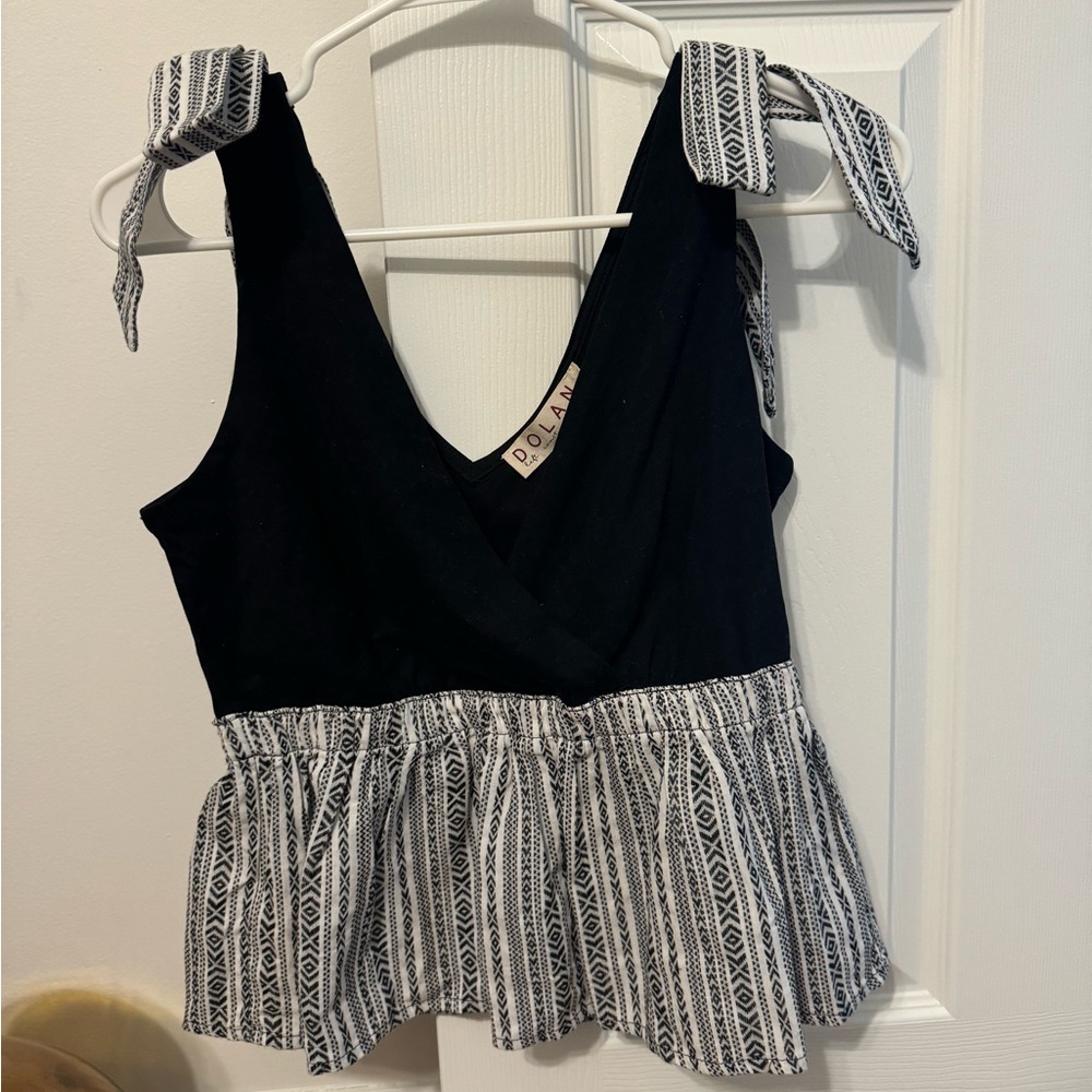 NWT Anthropologie Crossover Babydoll Top